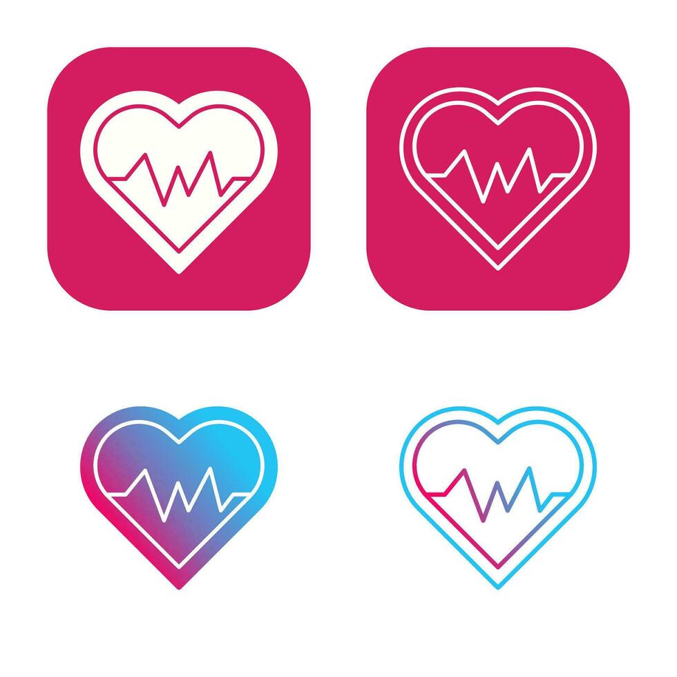 Heart Beat Vector Icon