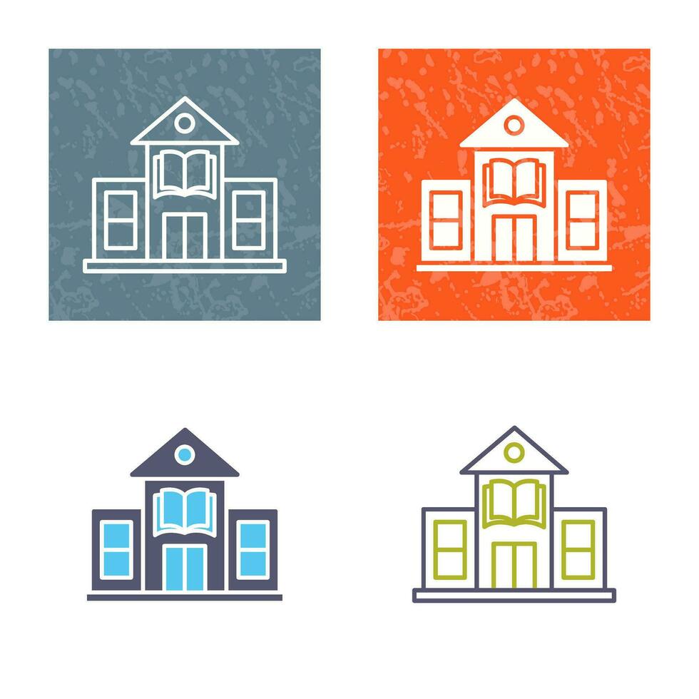 Library Building Vector Icon