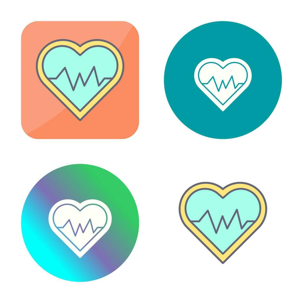 Heart Beat Vector Icon