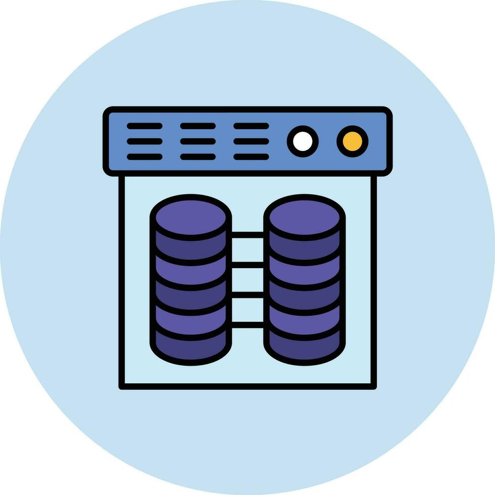 Data Warehouse Vector Icon