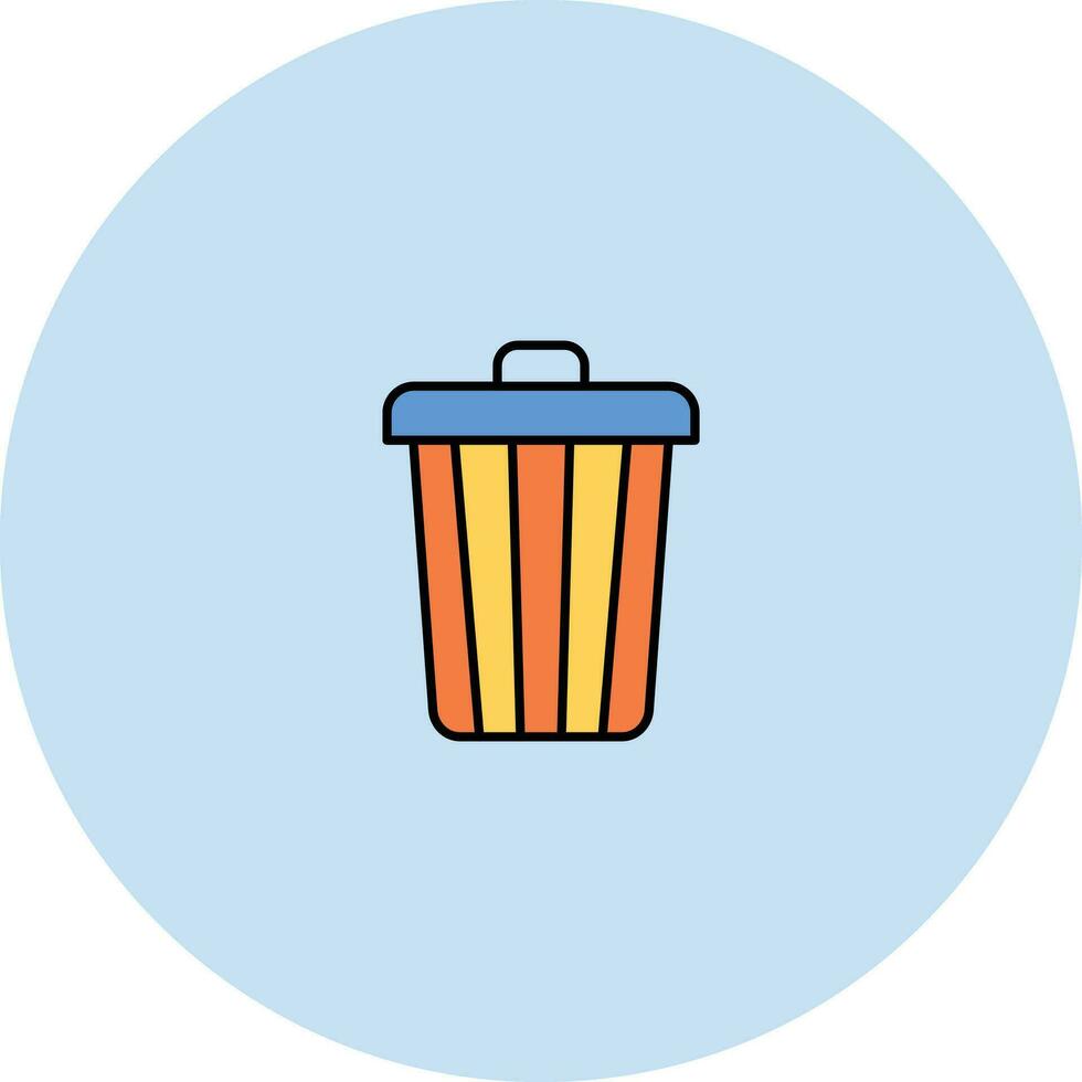 Dustbin Vector Icon