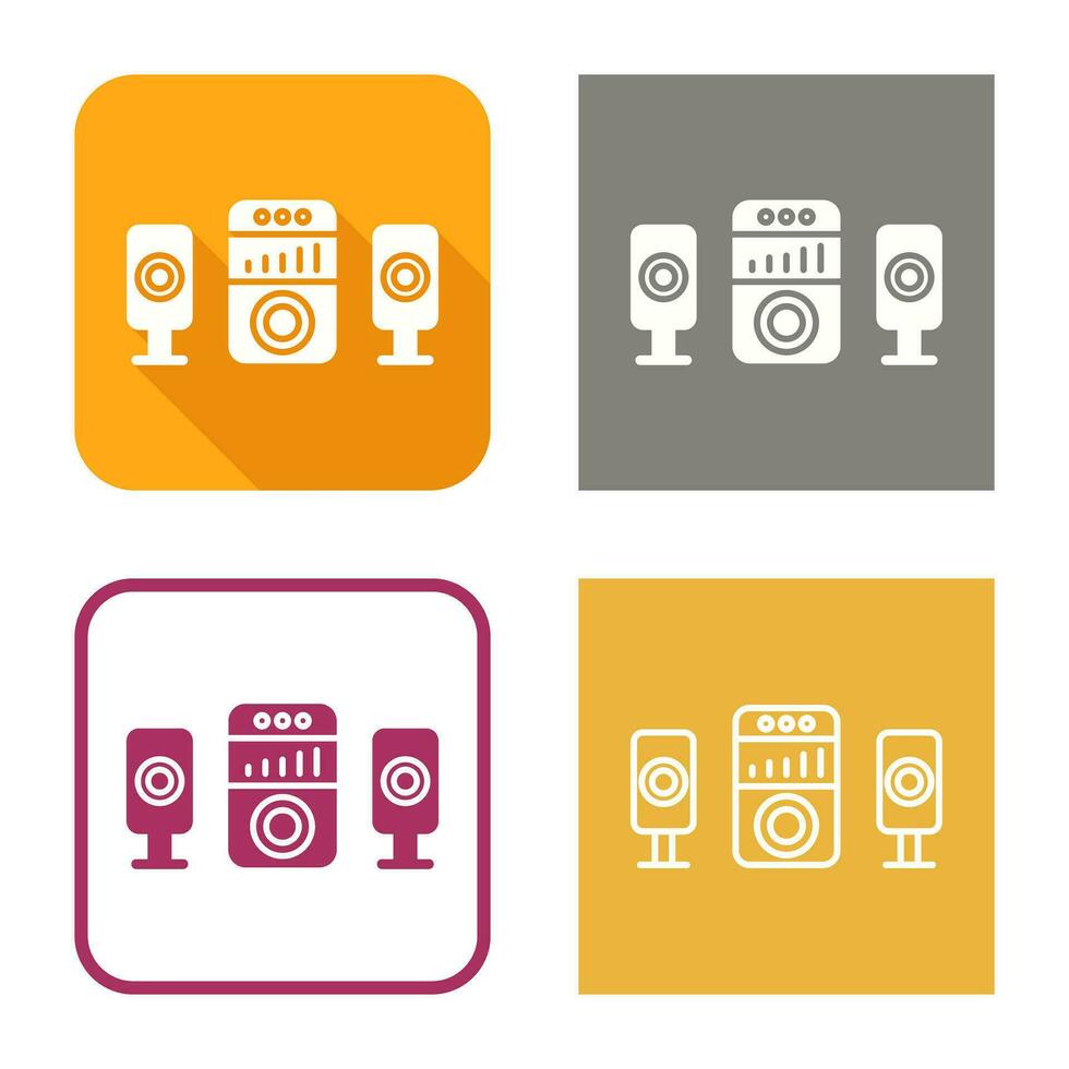 Sound System Vector Icon