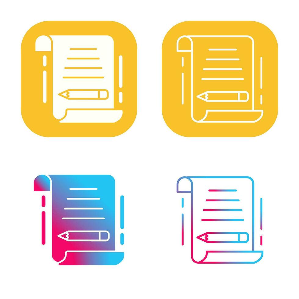 Write Vector Icon