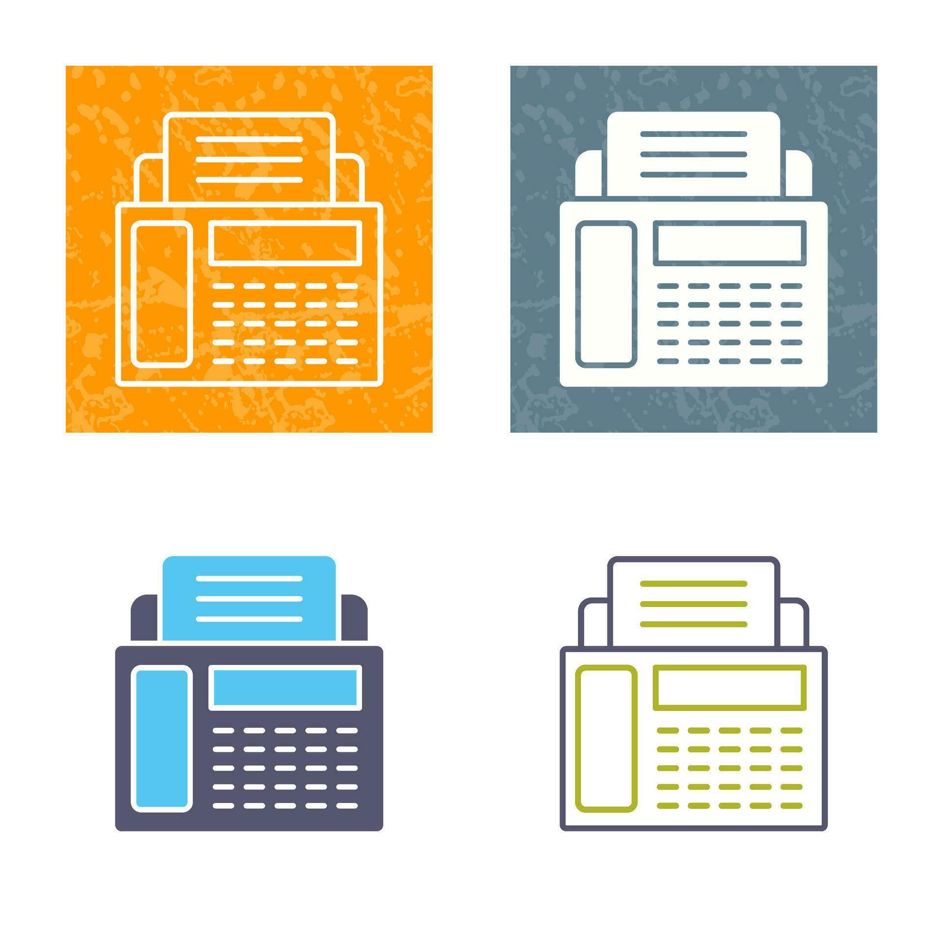 Fax Machine Vector Icon 33149415 Vector Art at Vecteezy