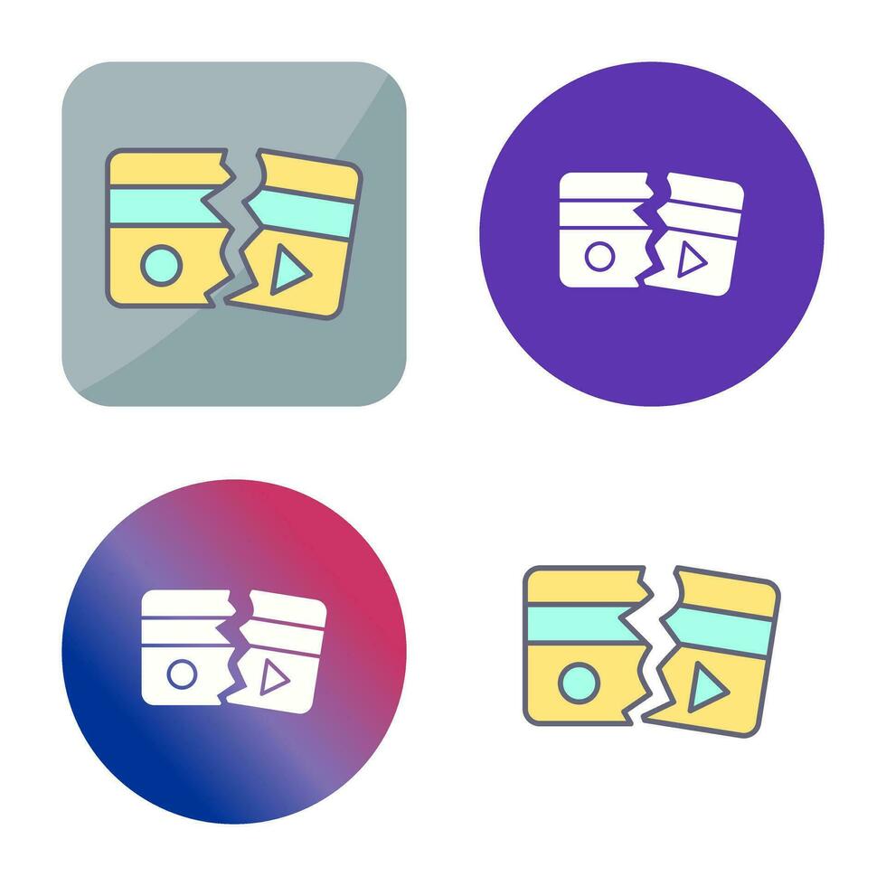 Broken Vector Icon