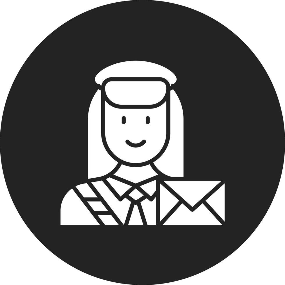 Postwoman Vector Icon