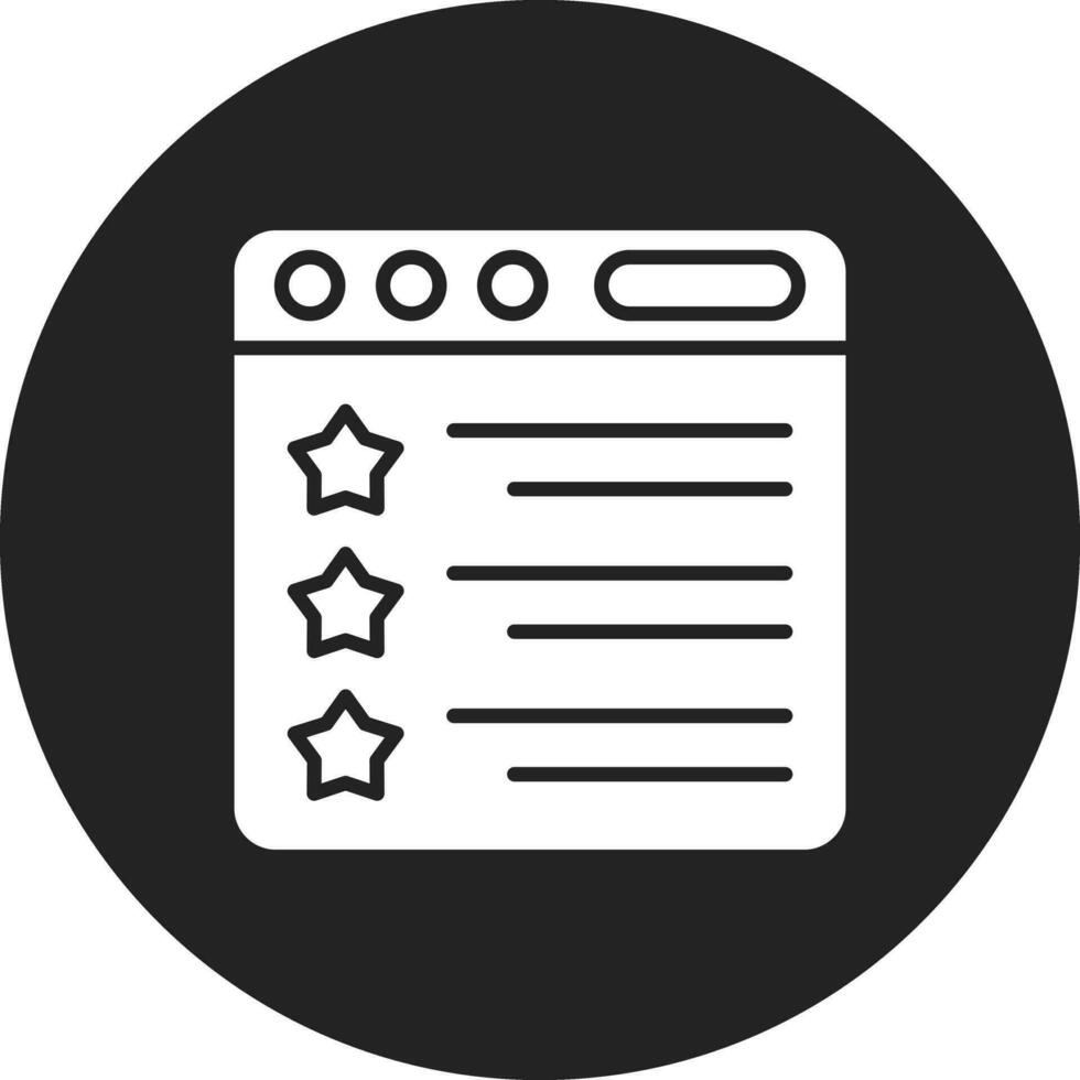 Online Rating Vector Icon
