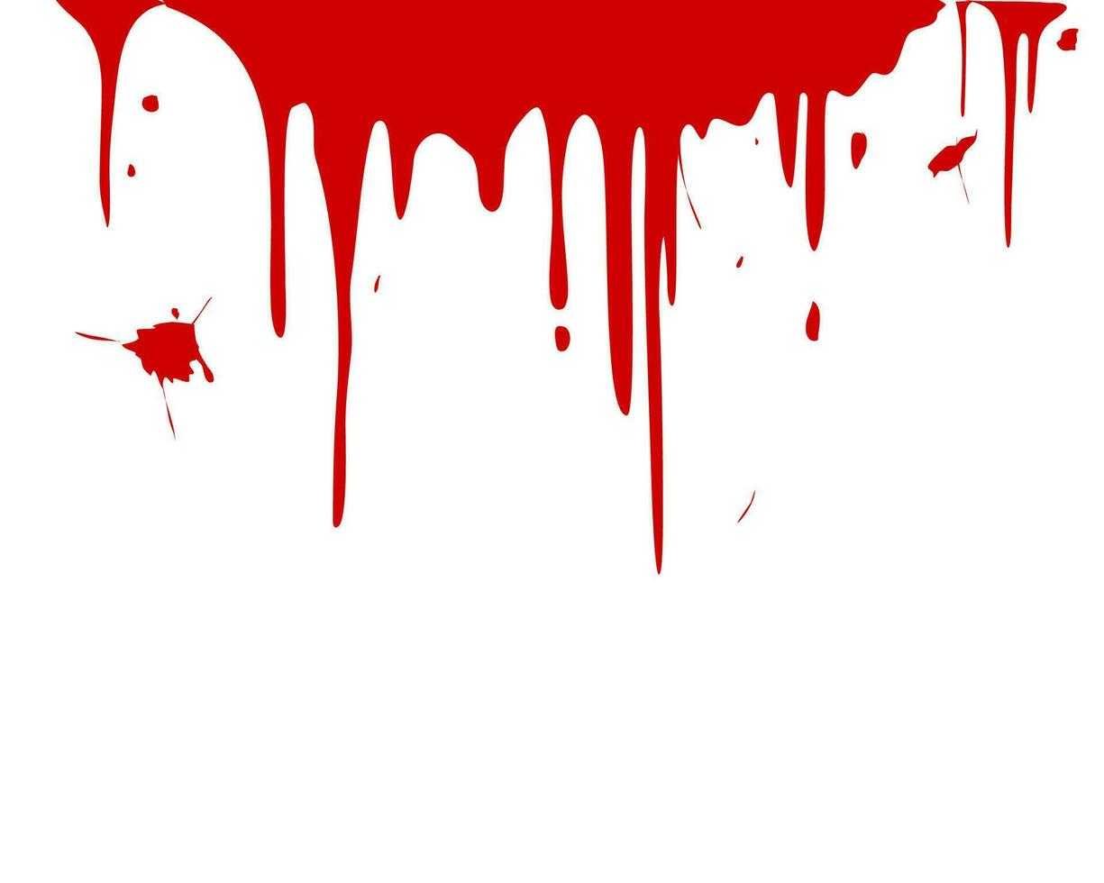 Blood Drips Element vector