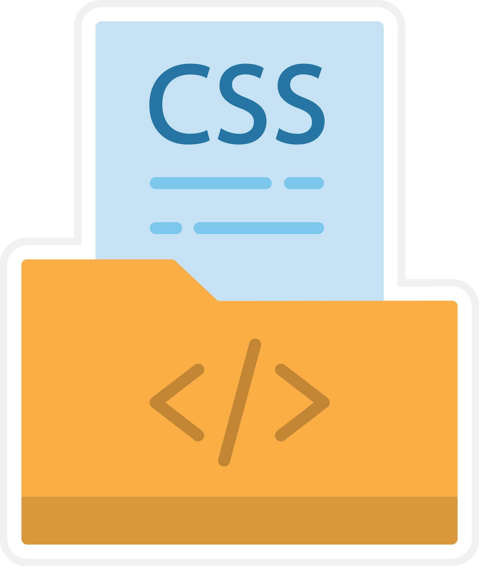 CSS File Vector Icon 33150016 Vector Art at Vecteezy