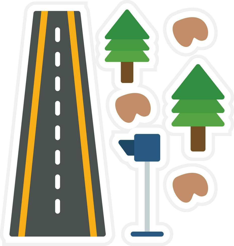 Roadside Vector Icon