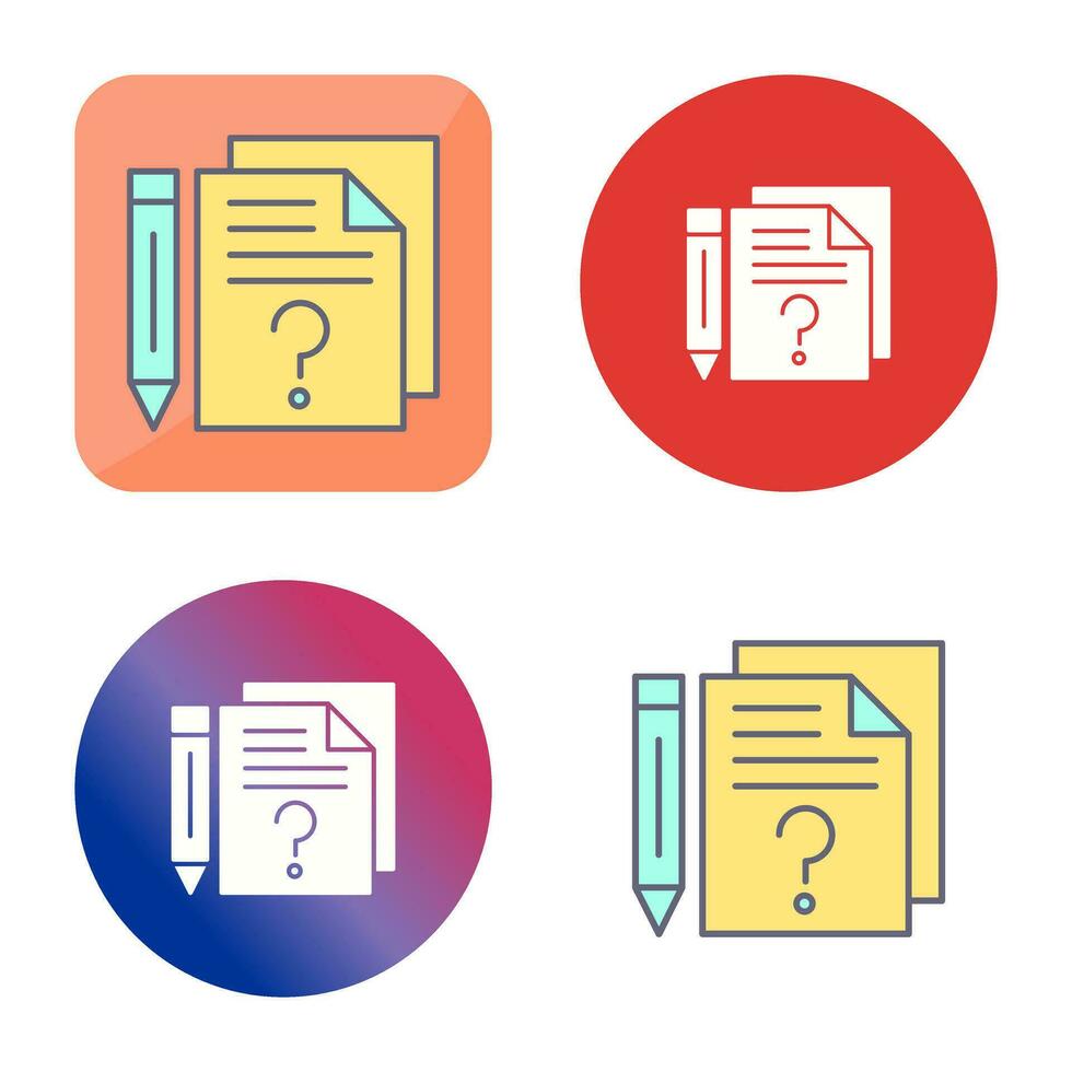 Question Vector Icon