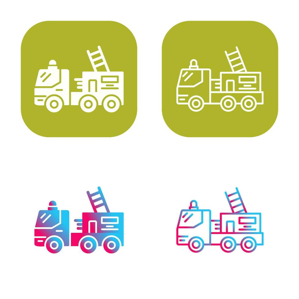 Fire Truck Vector Icon