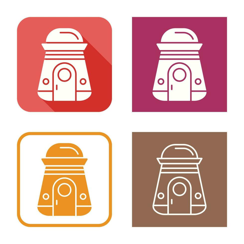 Space Capsule Vector Icon