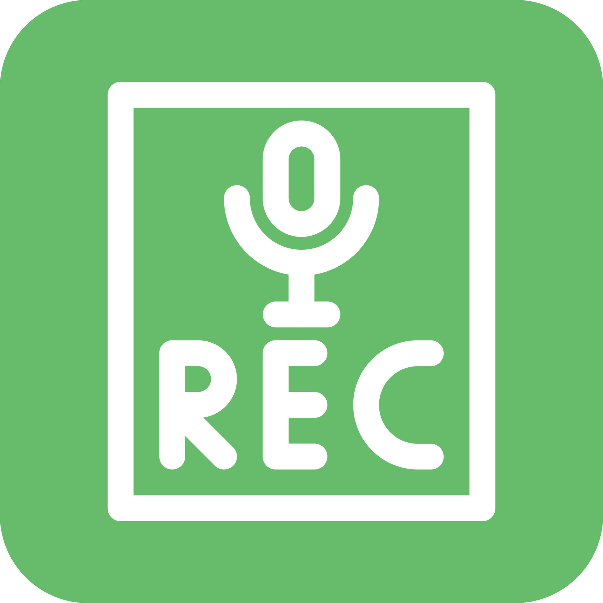 Recording Vector Icon 33150628 Vector Art at Vecteezy