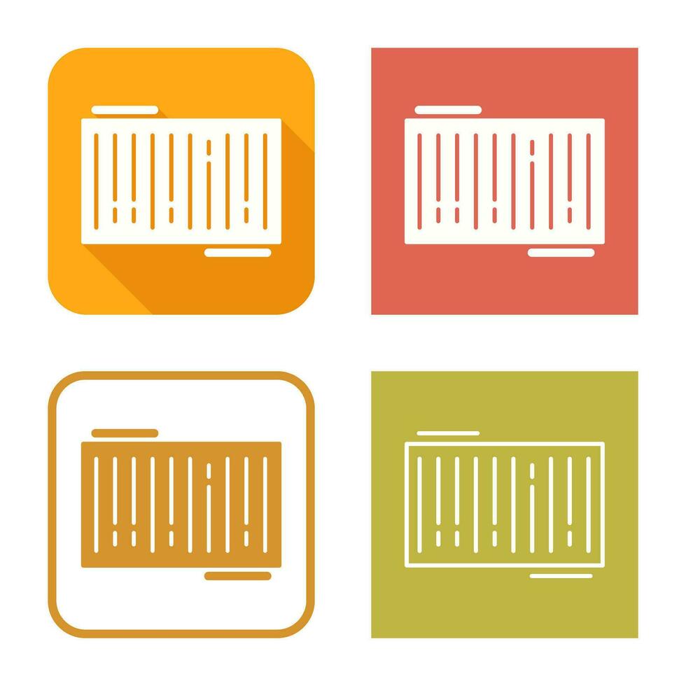 Barcode Vector Icon