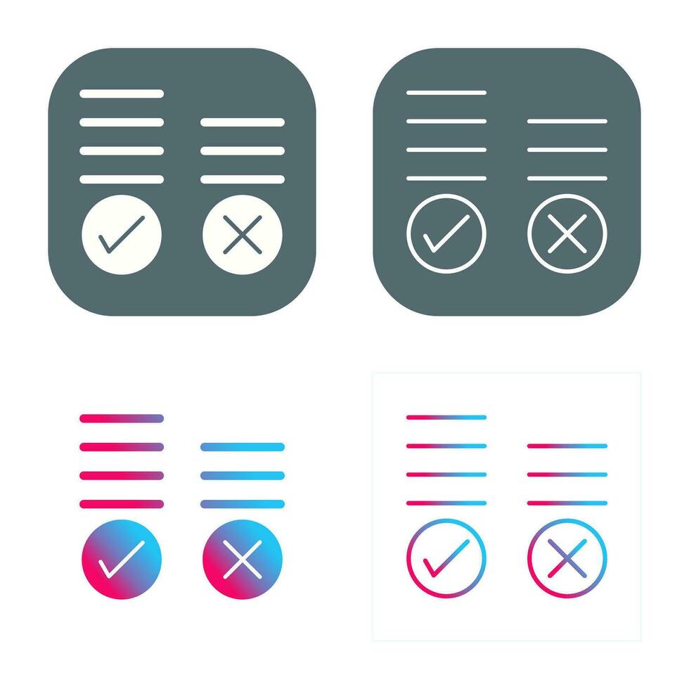 Voting Result Vector Icon