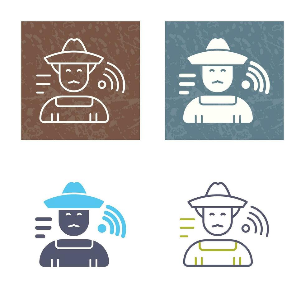 Farmer Vector Icon