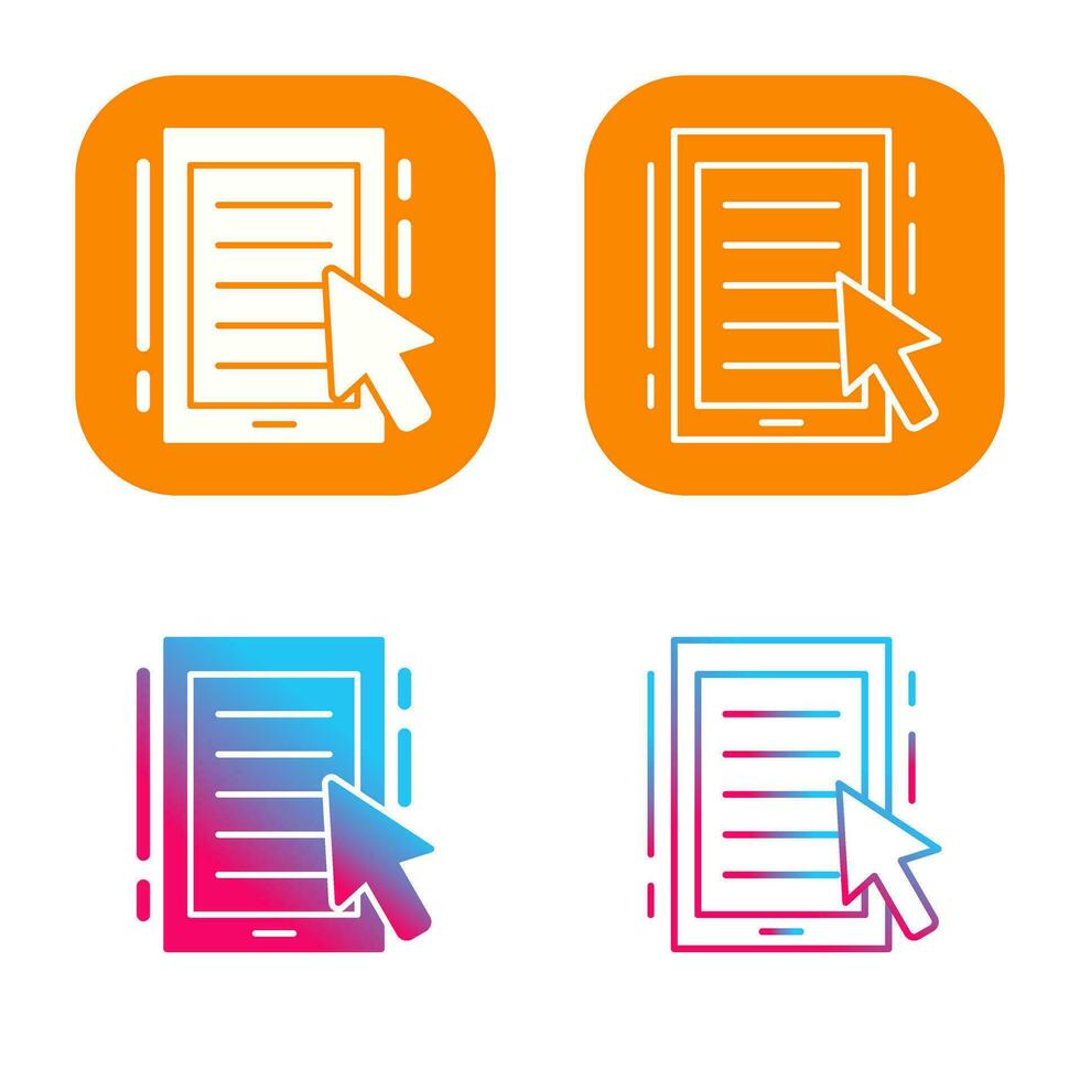 Ebook Vector Icon