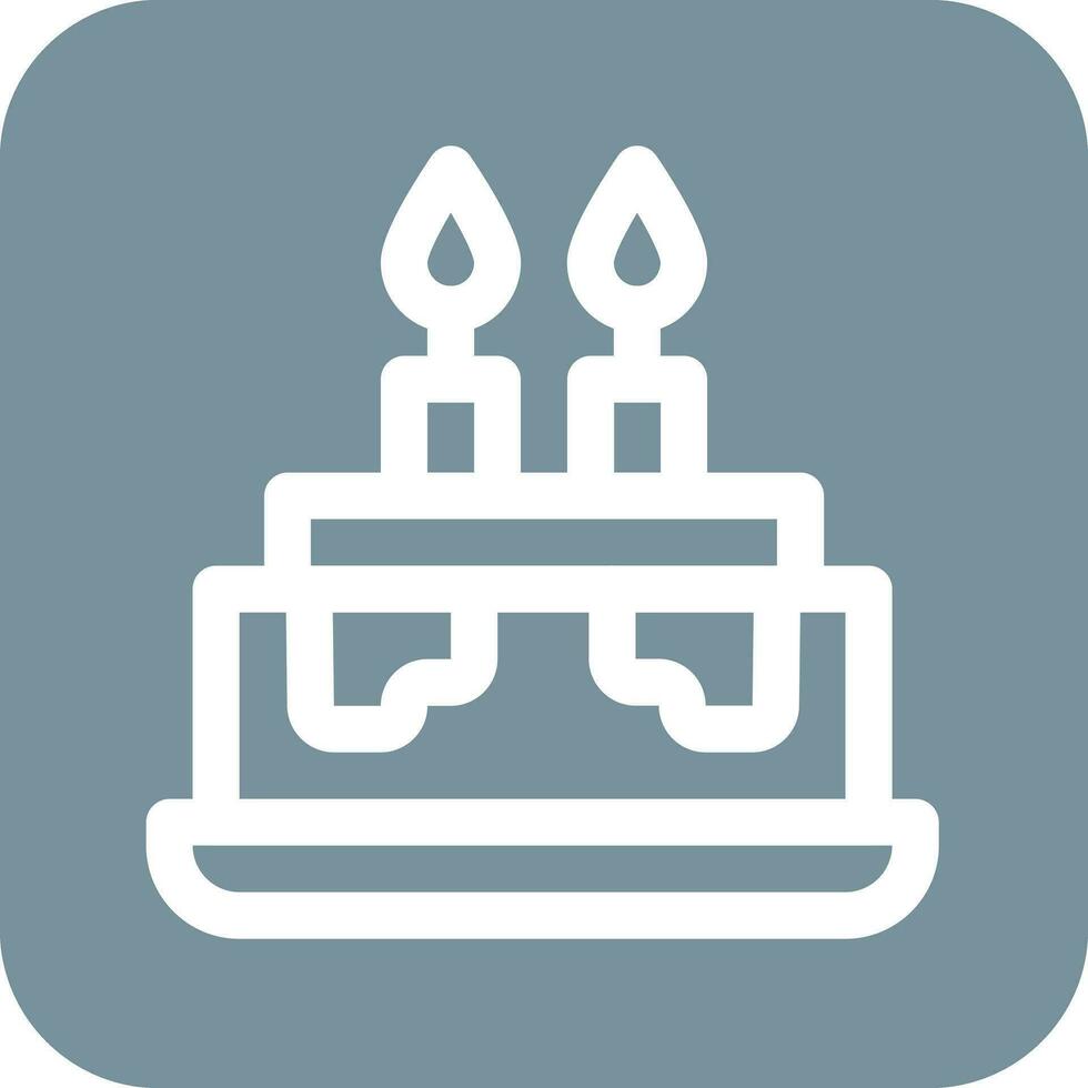 Birthday Cake Vector Icon