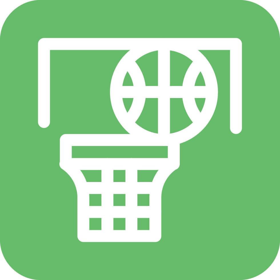 icono de vector de baloncesto