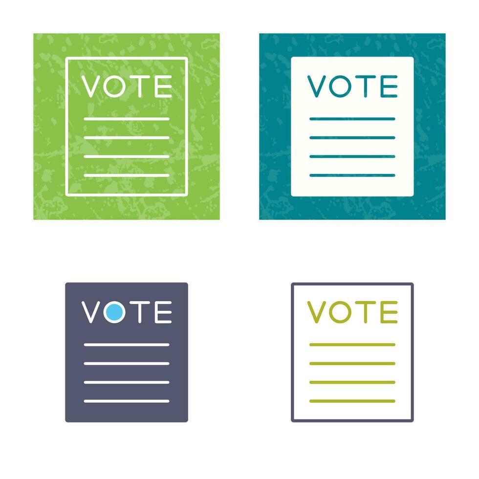 Vote Vector Icon
