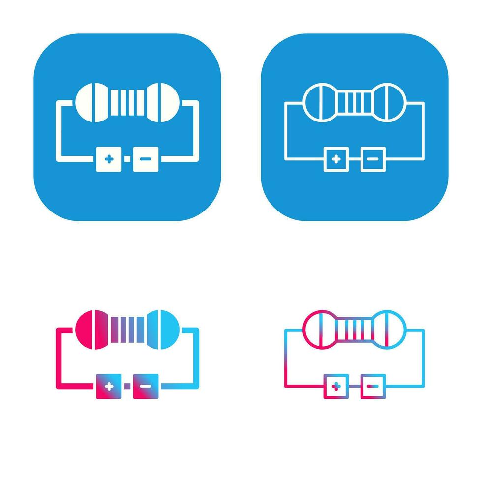 Resistor Vector Icon