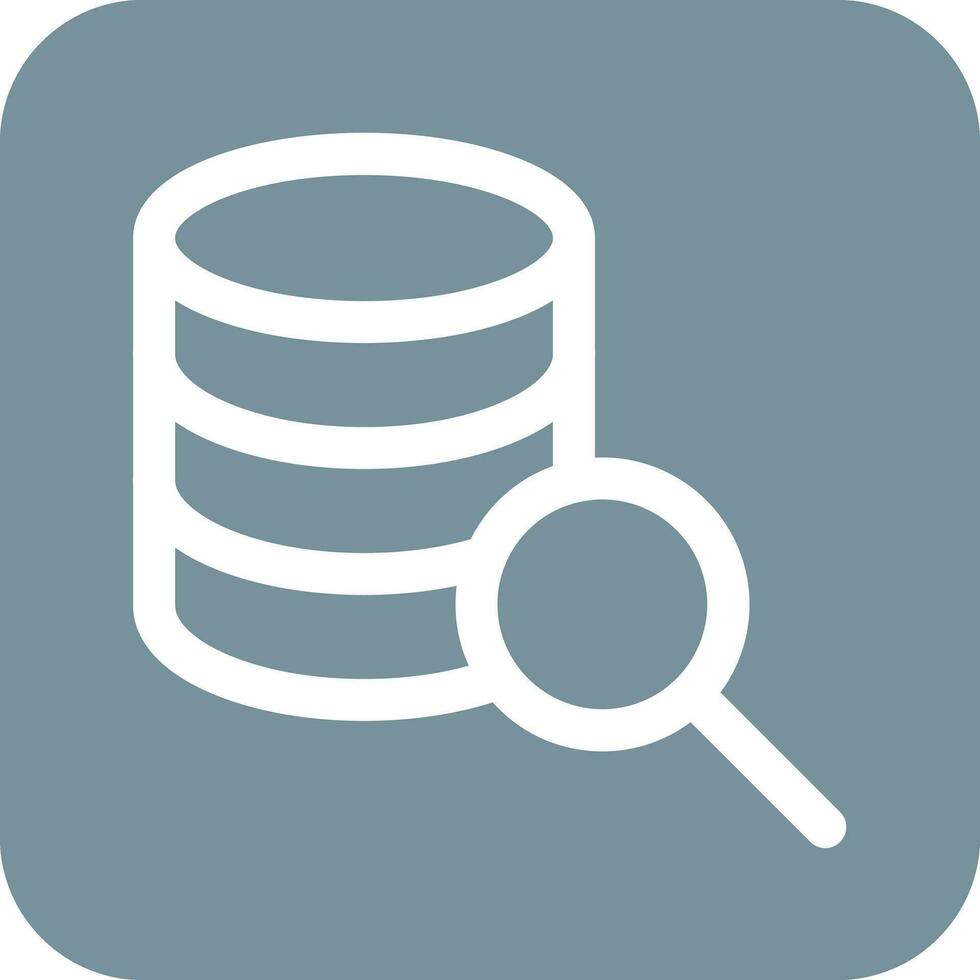 Search Database Vector Icon