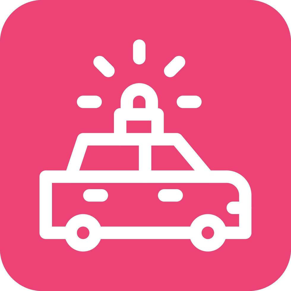 Police Car Vector Icon