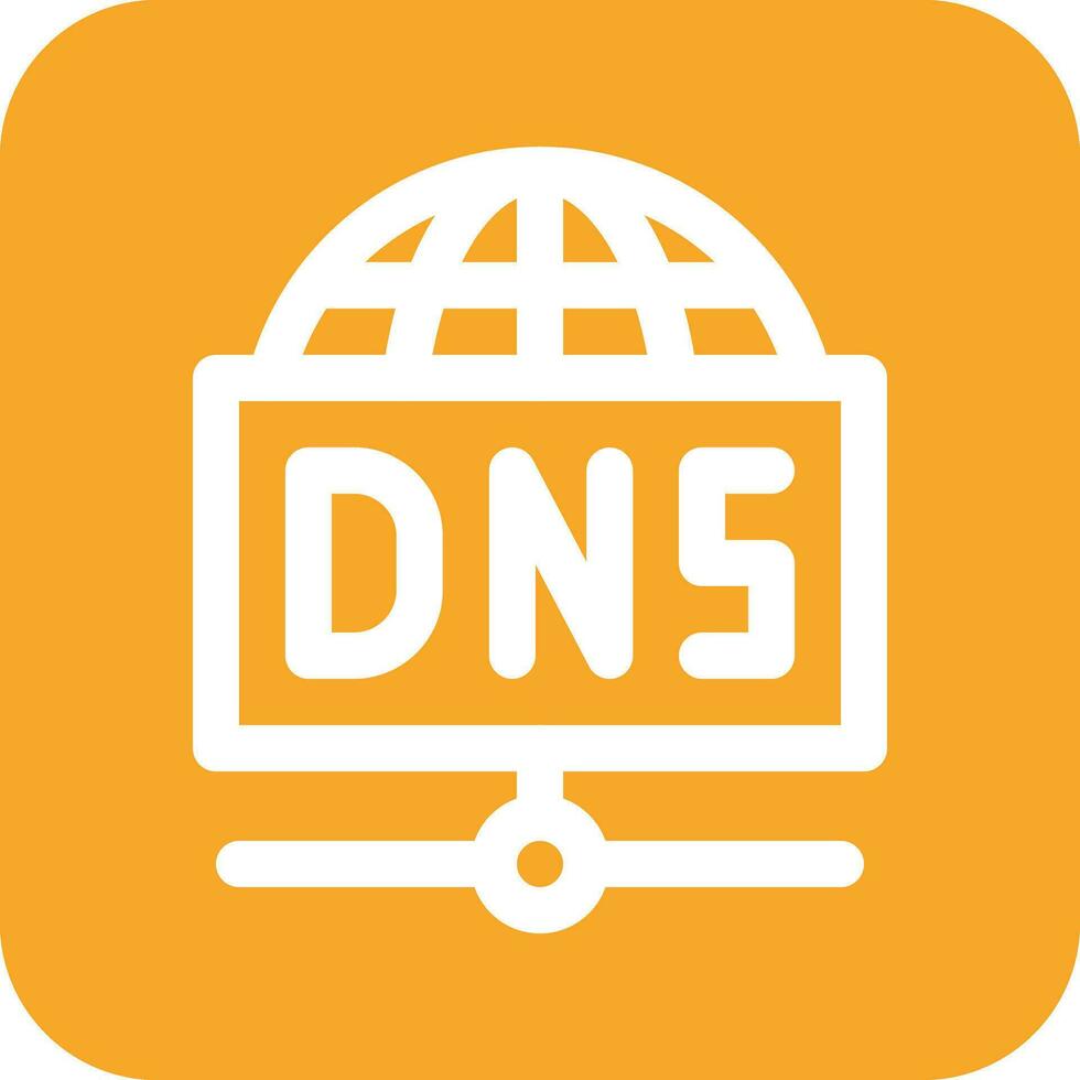 dns vector icono