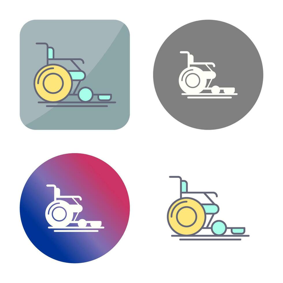 Wheel Chair Vector Icon