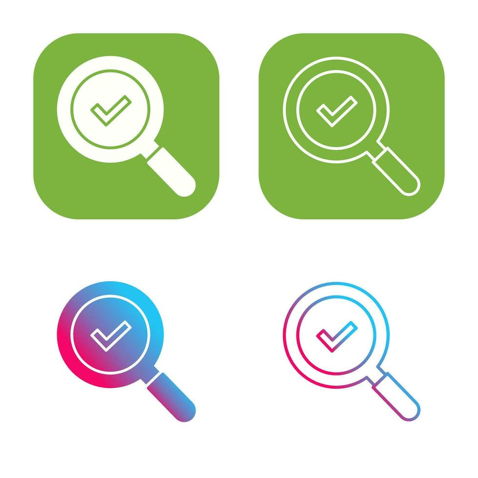 Magnifying Glass Vector Icon