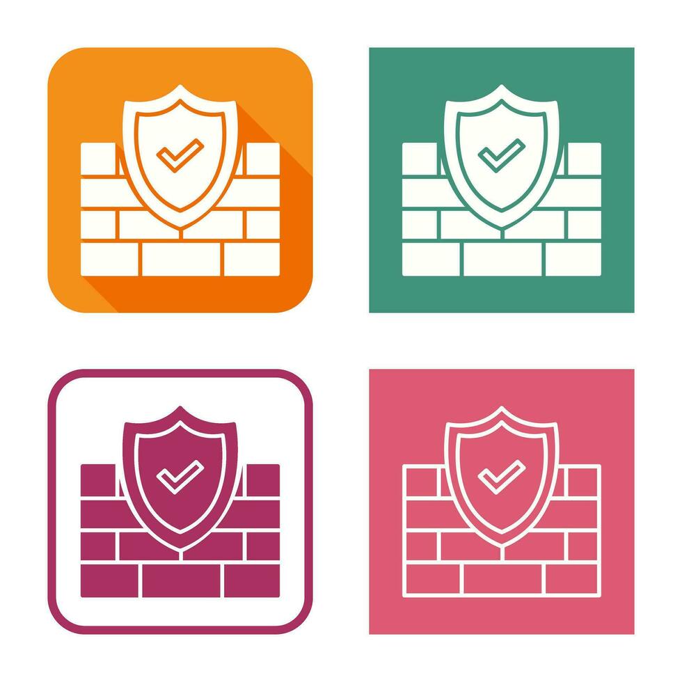 FireWall Vector Icon