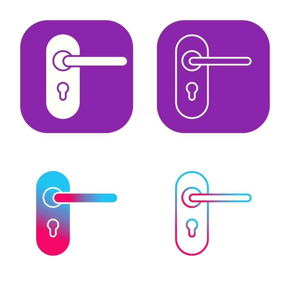 Door Lock Vector Icon