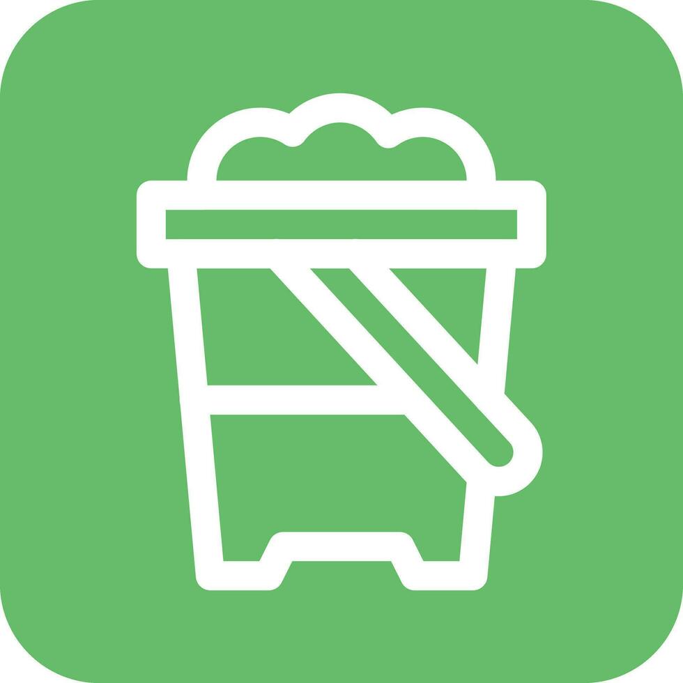 Sand Bucket Vector Icon