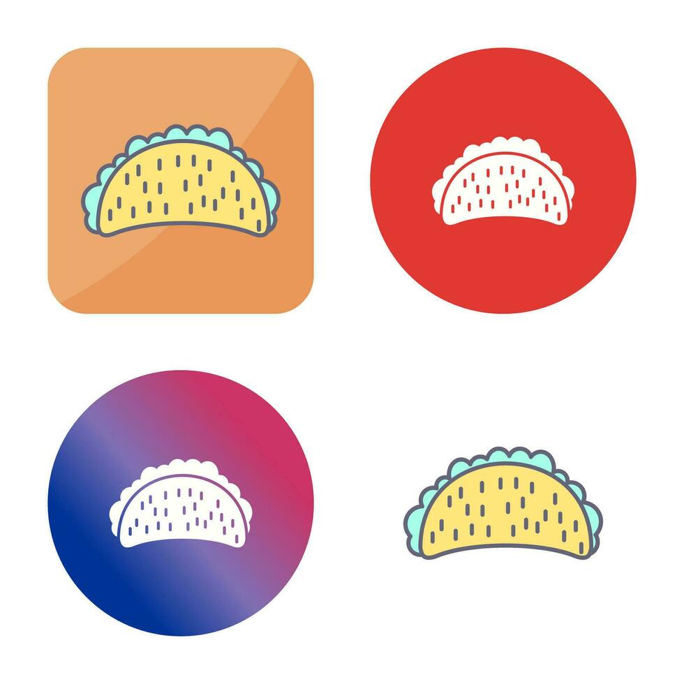 icono de vector de tacos