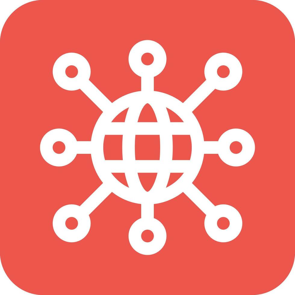 Worldwide Network Vector Icon