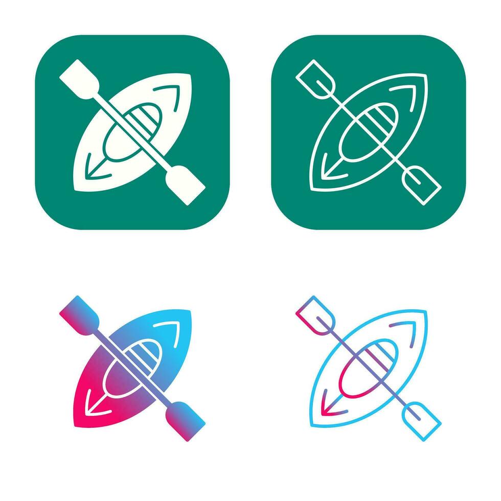 Kayak Vector Icon