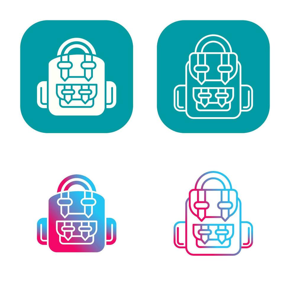 Backpack Vector Icon