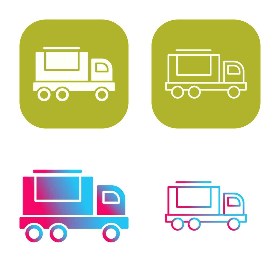 Cargo Truck Vector Icon