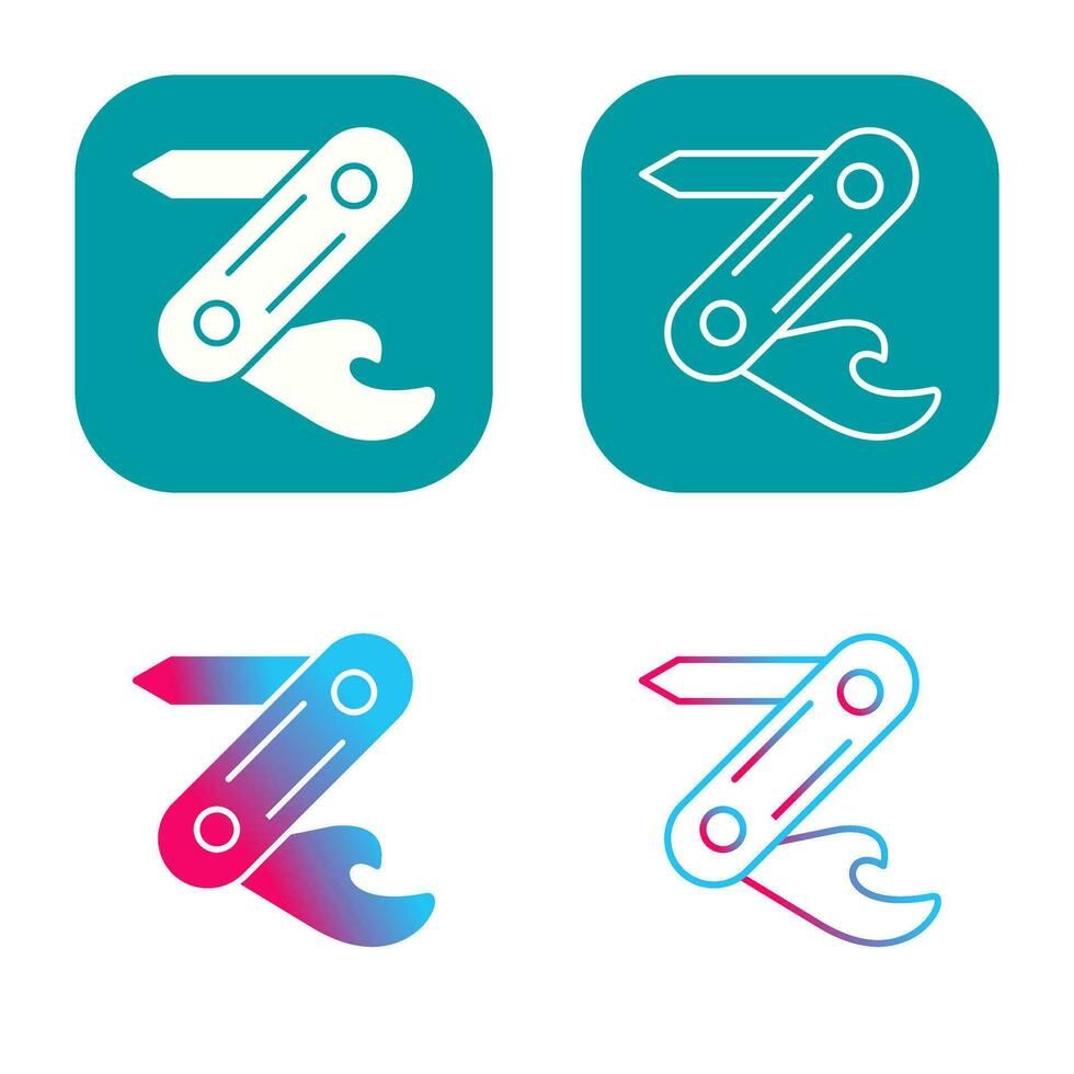 Swiss Army Knife Vector Icon