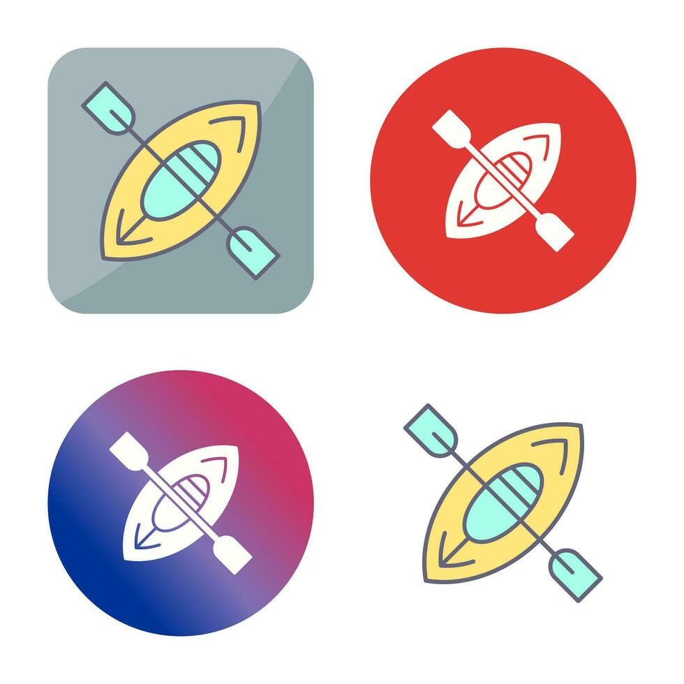 Kayak Vector Icon