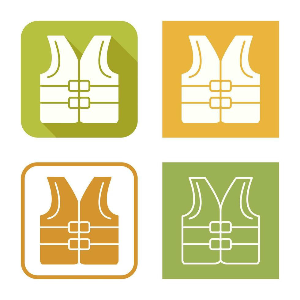 Life jacket Vector Icon