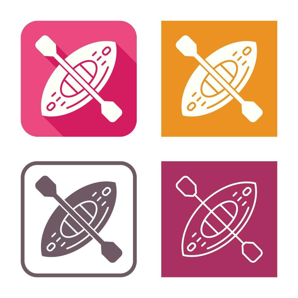 Kayak Vector Icon