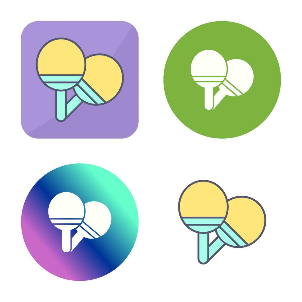 Ping Pong Vector Icon