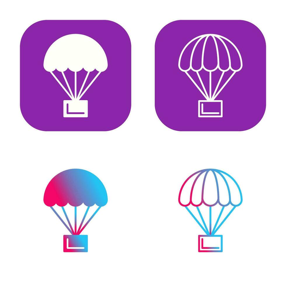 Parachute Vector Icon