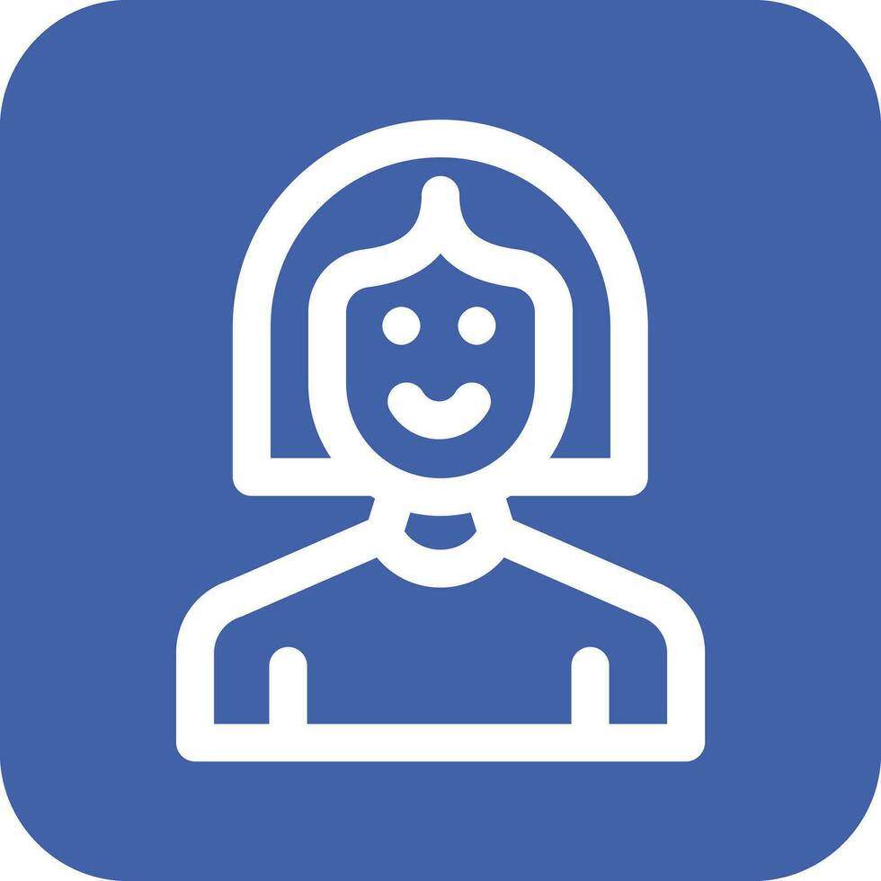 Smiling Women Vector Icon