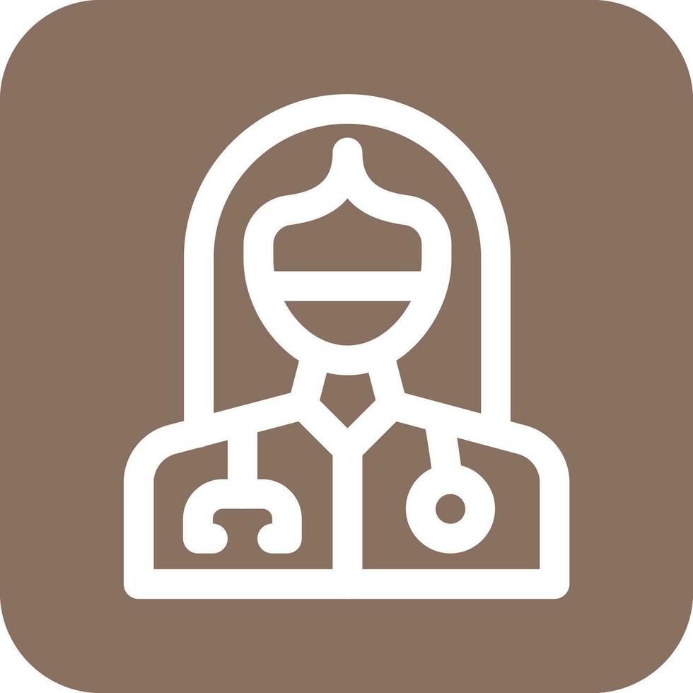 Female Dentist Vector Icon