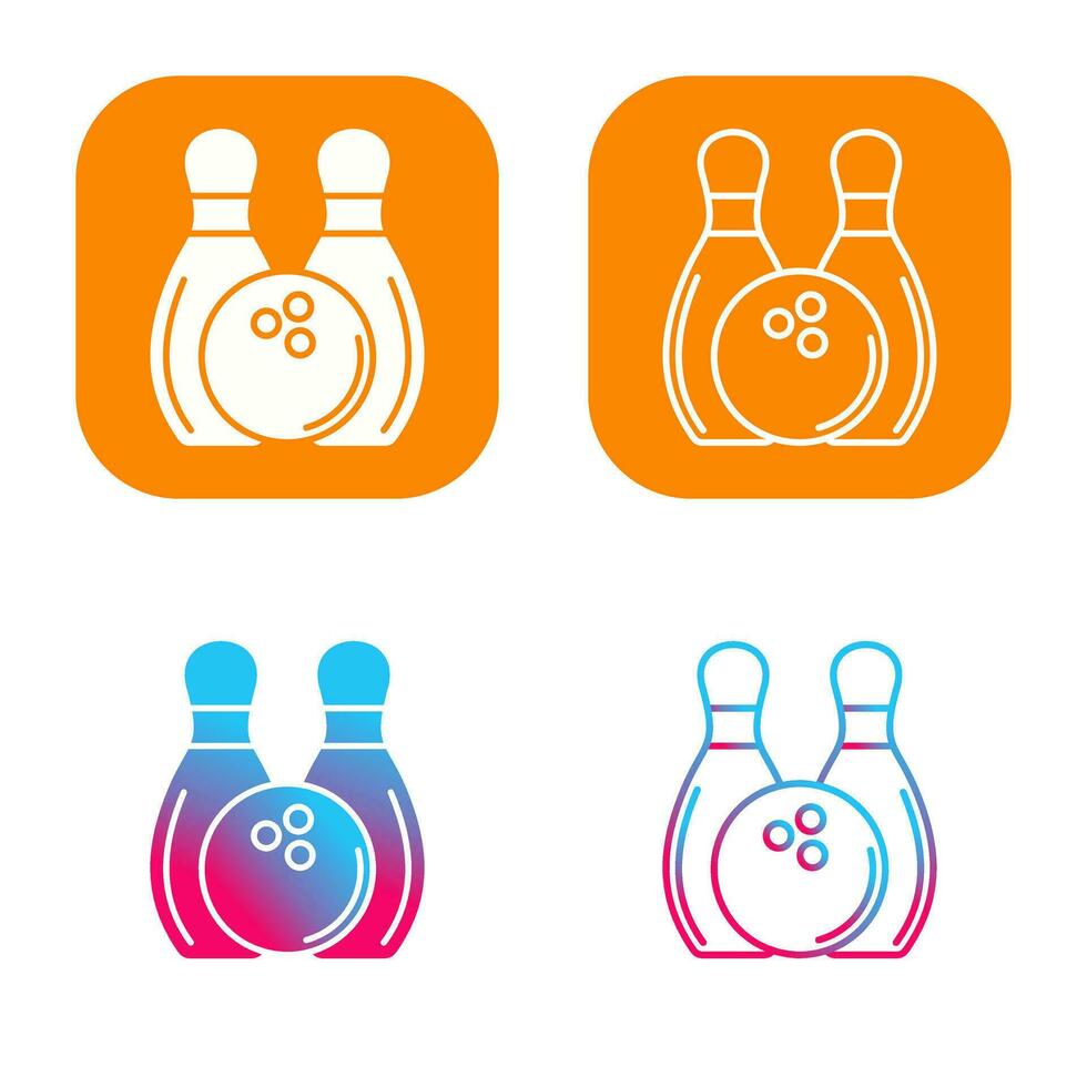 Bowling Vector Icon