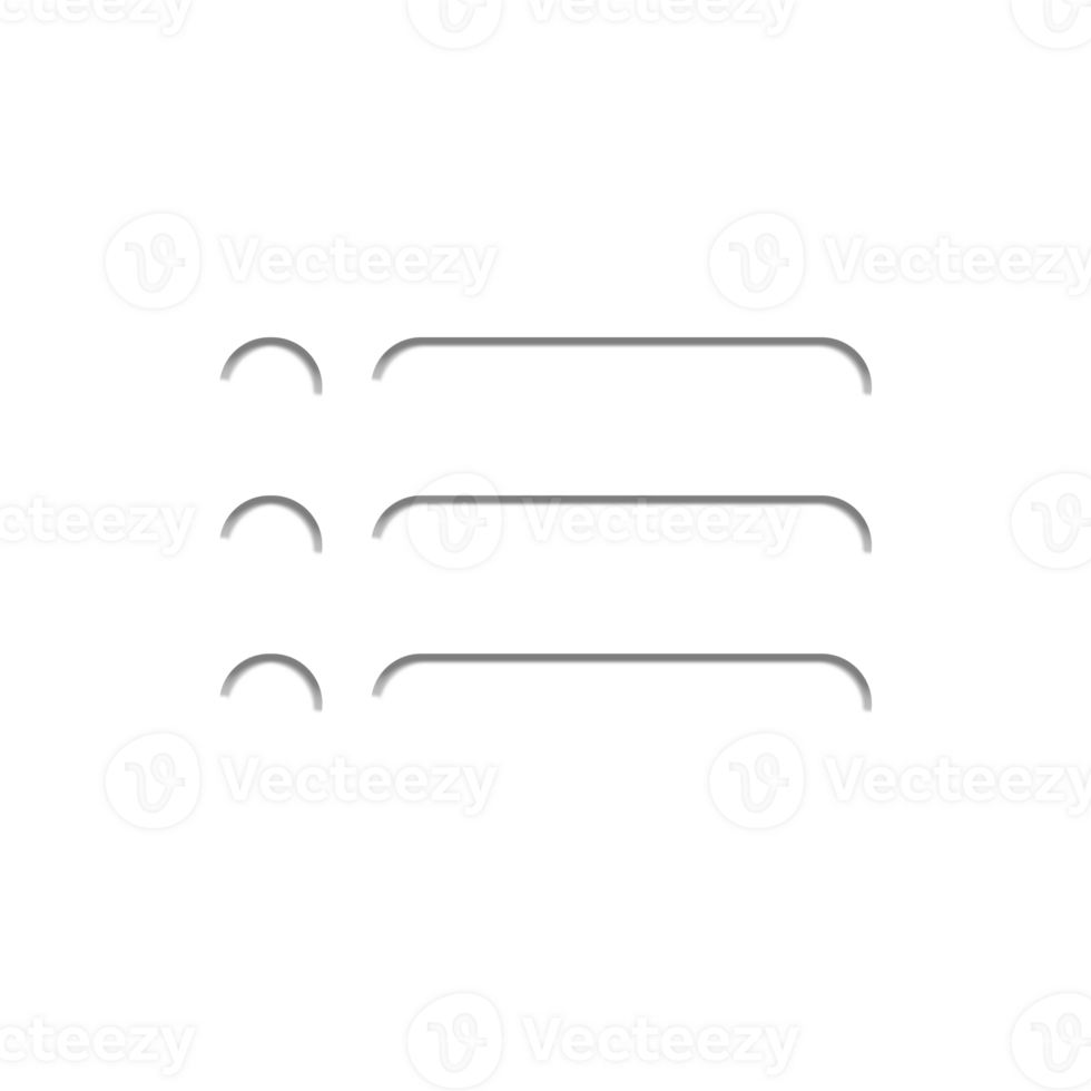 hamburger list icons png