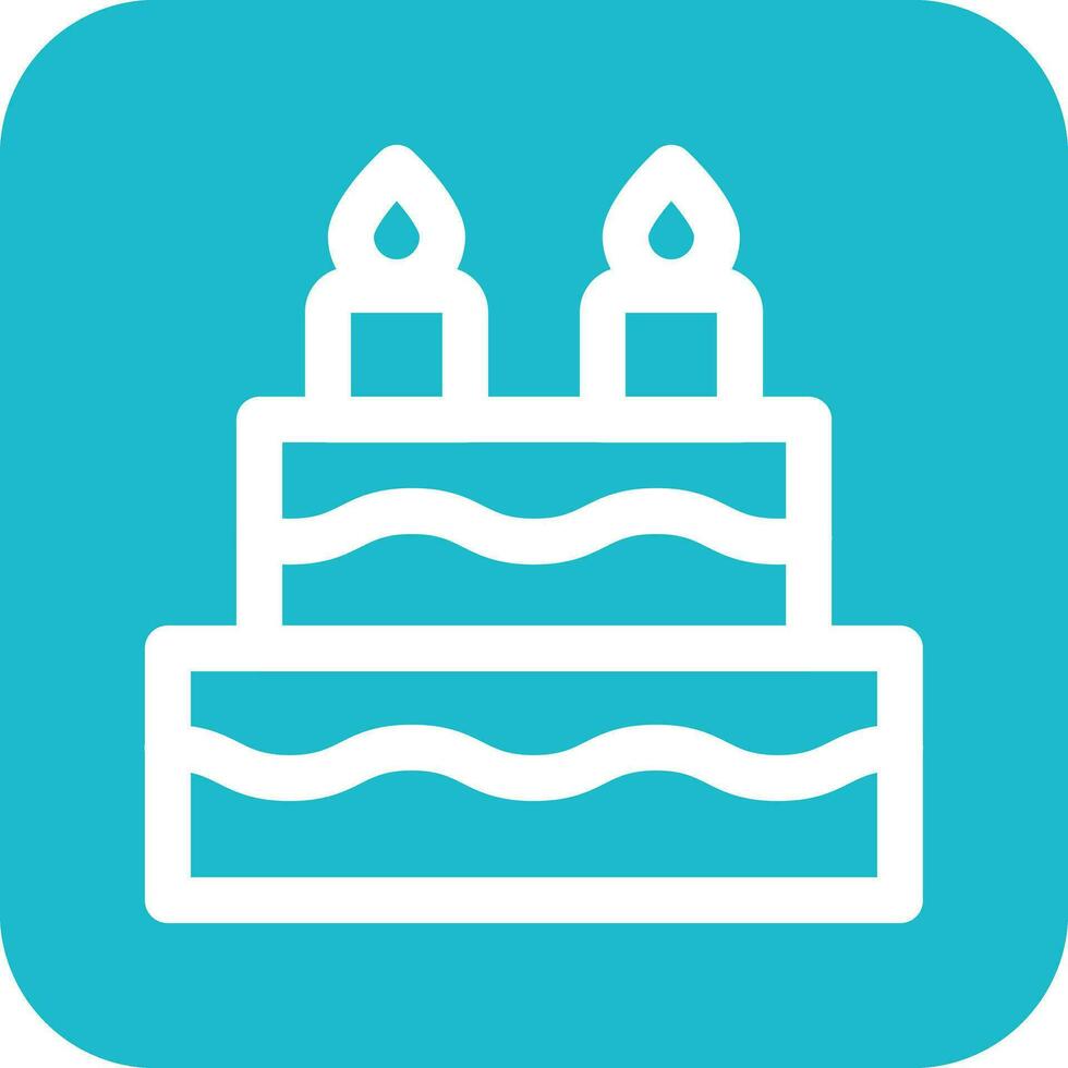 Wedding Cake Vector Icon